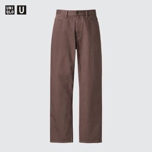 Uniqlo U Jeans 100% cotton brown pants